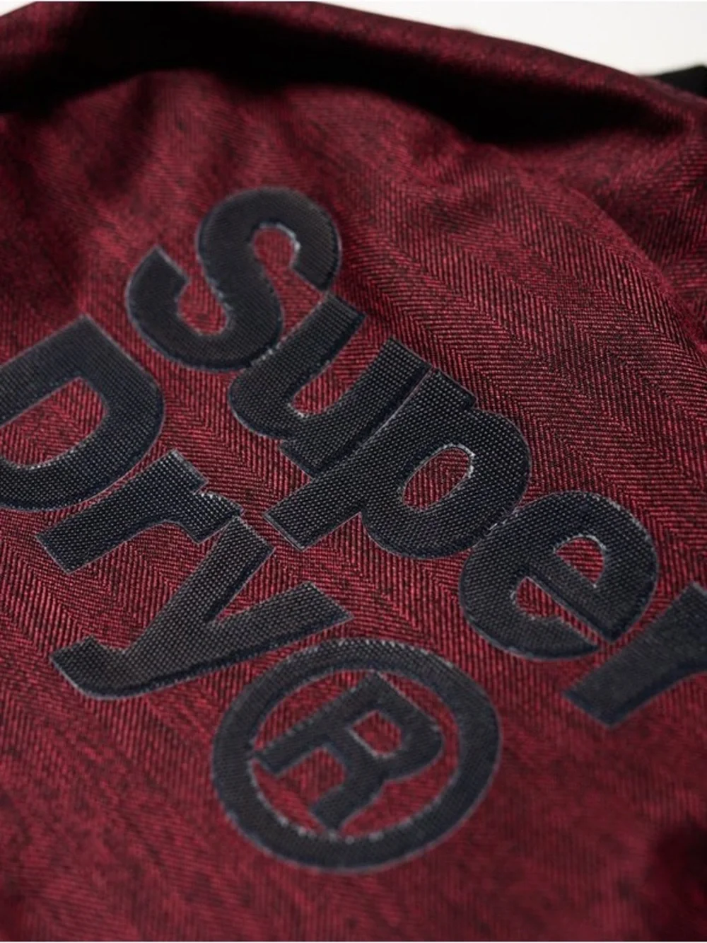Superdry Burgundy or Dark Red Backpack with Signature Logo